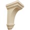 Ekena Millwork 4"W x 4 3/4"D x 8"H Small Jefferson Wood Corbel, Rubberwood CORW04X04X08JERW - alternate 1